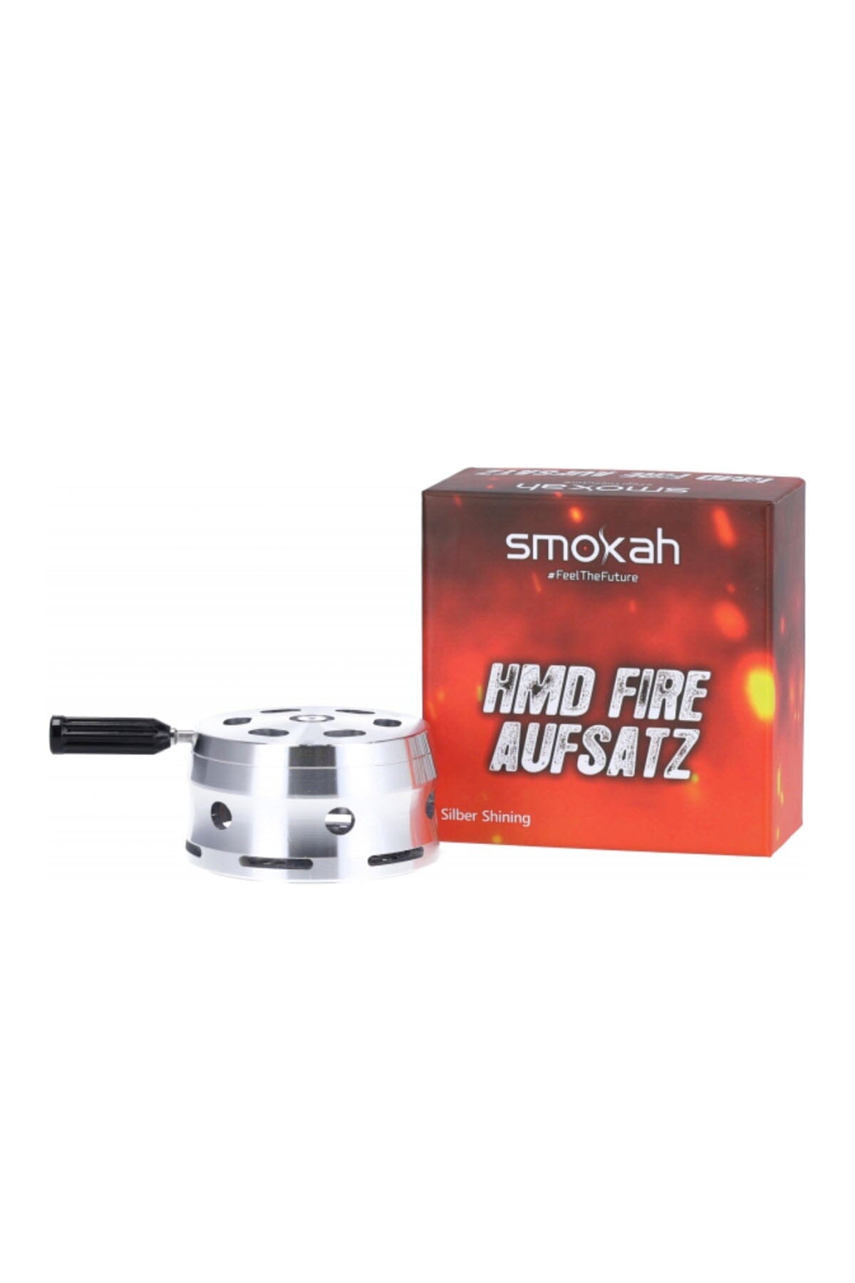 Smokah HMD Aufsatz Fire 2.0 | Silber Glanz | Smokebox